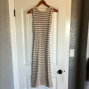 Crochet midi dress